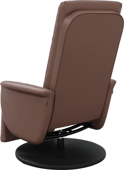 Image du produit VidaXL Fauteuil de massage avec repose-pieds Marron Similicuir,Couleur