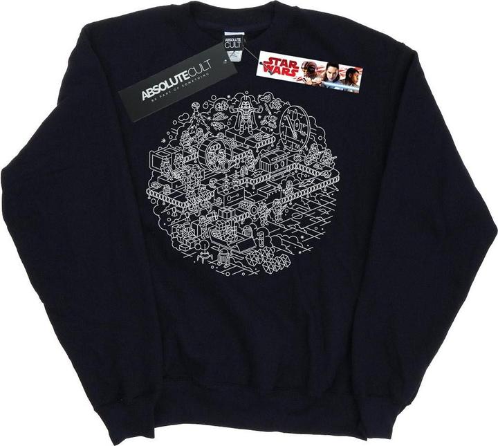 Star Wars Christmas Death Star Sweatshirt Mädchen