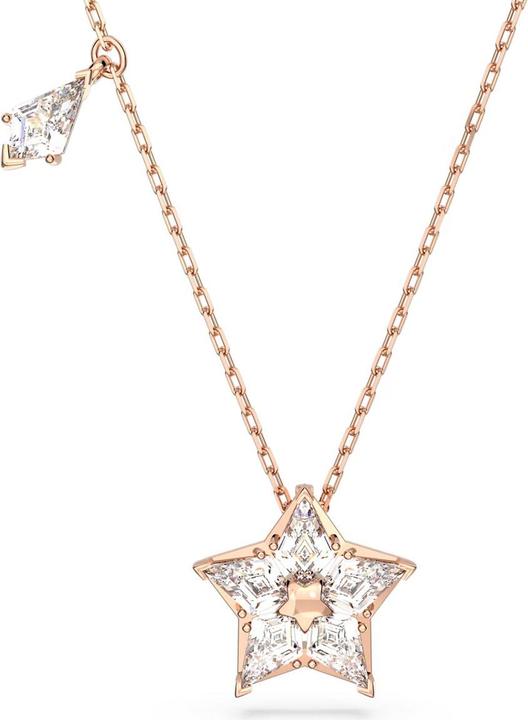 Swarovski Stella Collier étoile rose (Métal Swarovski, 38 - 43 cm)