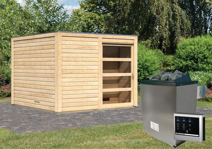 Actual product image Karibu cubes (9 KW external control)