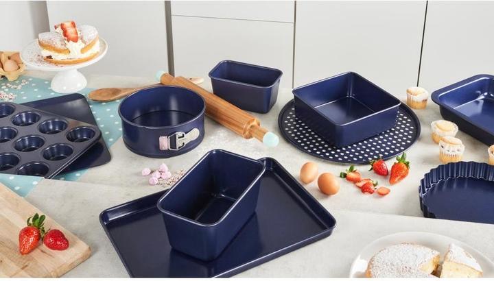 Immagine prodotto Zyliss Teglia a molla 20 cm, blu scuro (20 cm)