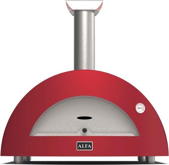 Image du produit Alfa Forni Moderno 3 Pizze Bois Antique Rouge (Four à pizza à bois)