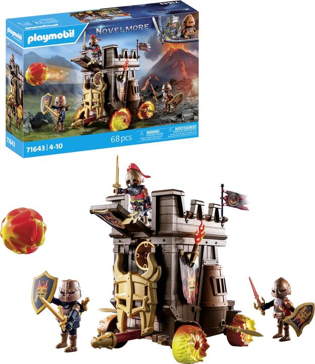 Image du produit Playmobil Chariot d'attaque avec canon à feu (71643, Playmobil Novelmore)