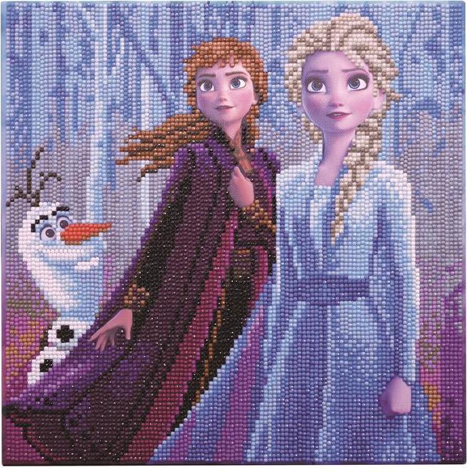 Image du produit Craft Buddy Elsa, Anna & Olaf, 30x30cm Crystal Art Kit