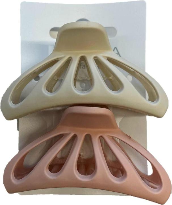 Actual product image Herba Clamp beige/pink (2 pcs.)