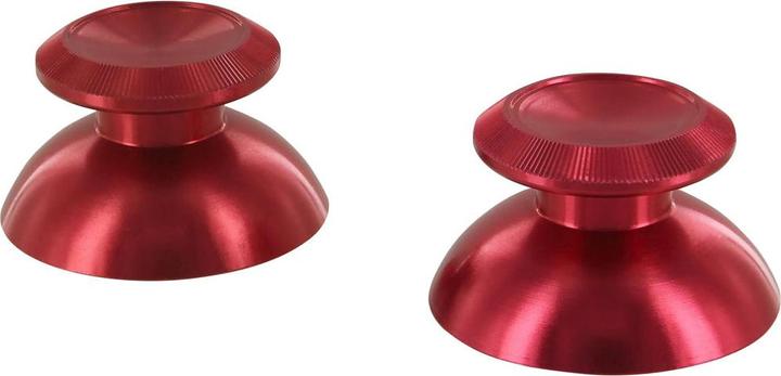 Actual product image Zedlabz Aluminium alloy metal analog thumbsticks for Sony PS4 controllers - red (PS4)