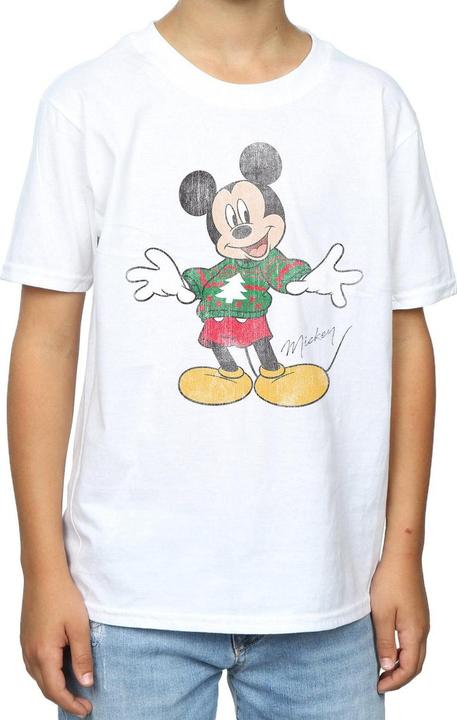 Immagine prodotto Disney Mickey Mouse Christmas Jumper Maglietta Ragazzi (140, 146)