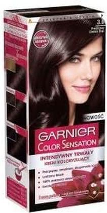 Actual product image Garnier Colour Sensation Hair Dye 3.0 Prestige Dark Brown (3.0 Prestige Dark Brown)