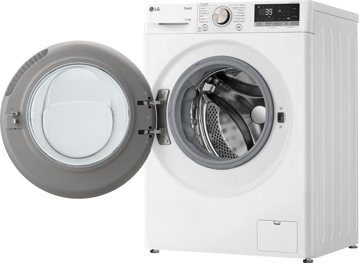 Immagine prodotto LG D4R7011TSWG lavasciuga Libera installazione Caricamento frontale Nero, Bianco D