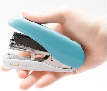 Actual product image Max Stapler Vaimo 11 lemon yellow, flat stapler (32 Sheets)