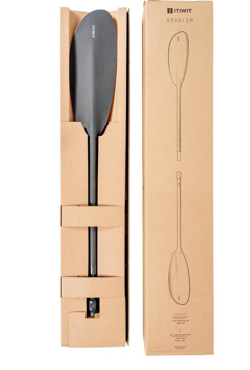 Actual product image Itiwit Kayak paddle carbon two-piece collapsible and adjustable 210-220 cm - X900 (220 cm, 2-piece)