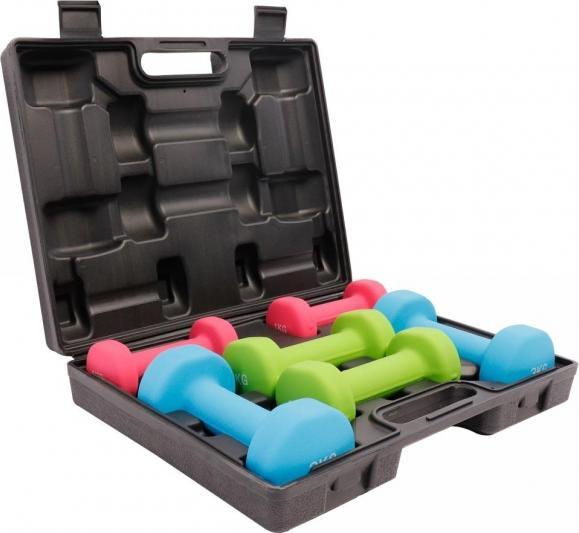 Actual product image Gorilla Sports Dumbbell case (2 x 2 kg, 2 x 3 kg, 2 x 1 kg)