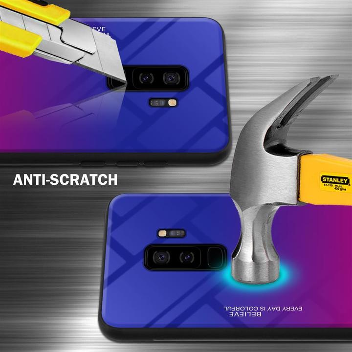 Productafbeelding Cadorabo TPU 2 kleuren glasdekking (Samsung Galaxy S9+)