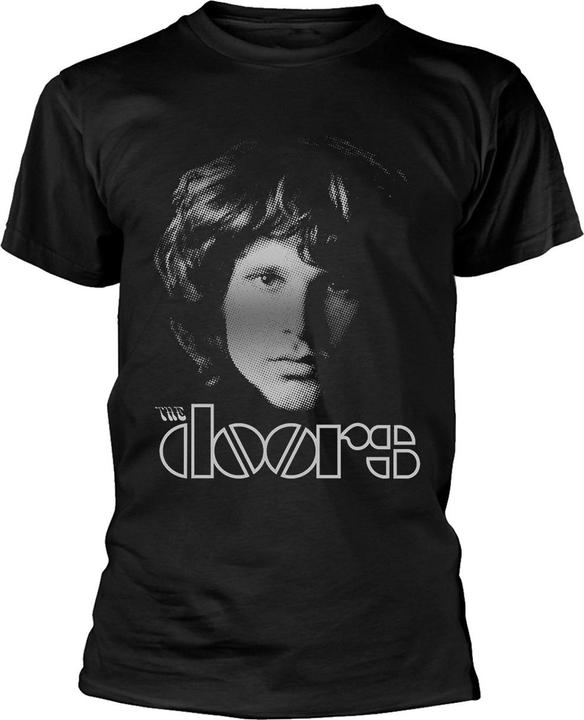 Actual product image The Doors Unisex Adult Jim Halftone Cotton T-Shirt (XL)