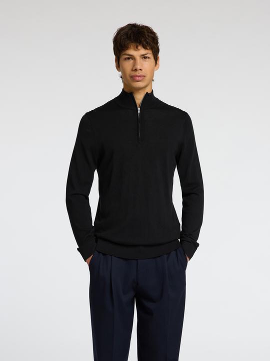 Actual product image Selected Homme Slhtray Ls Knit Merino Half Zip Noos (L)