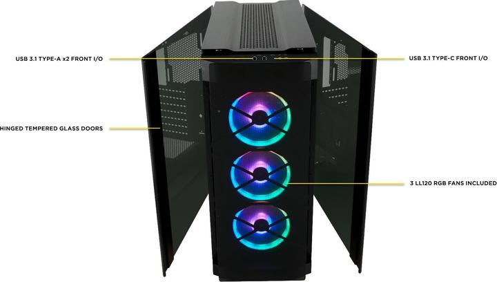 Actual product image Corsair Obsidian 500D RGB (ATX)