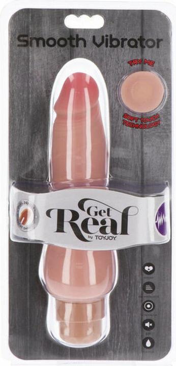 Produktbild ToyJoy Werden Sie Echt? Glatte Vibratorhaut Mit Dual Dichte