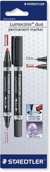 Image du produit Staedtler LUMOCOLOR - Stylo pour film plastique (Noir, 1.50 mm, 1 x)