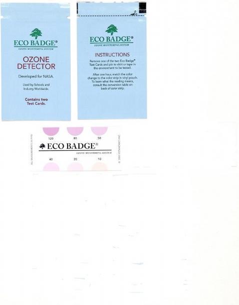 Produktbild EcoBadge Ozone Detector