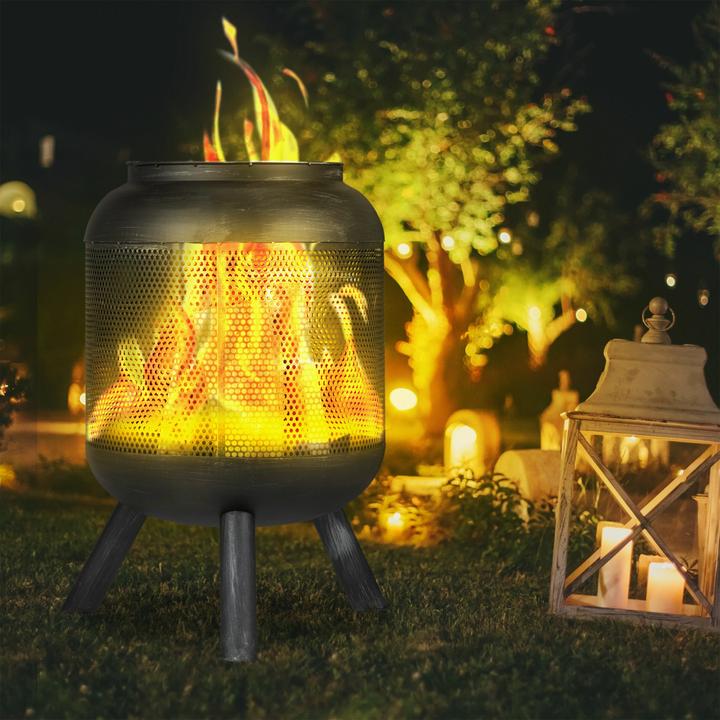 Produktbild Relaxdays Badregal mit Wäschekorb (40 x 30 x 95 cm)