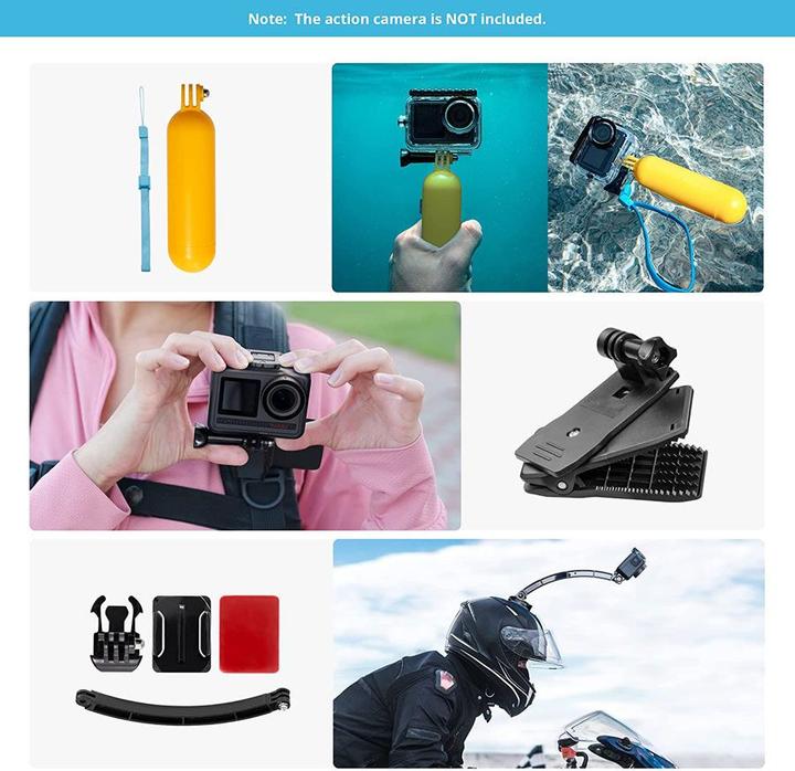 Actual product image Akaso 14 in 1 Accessories