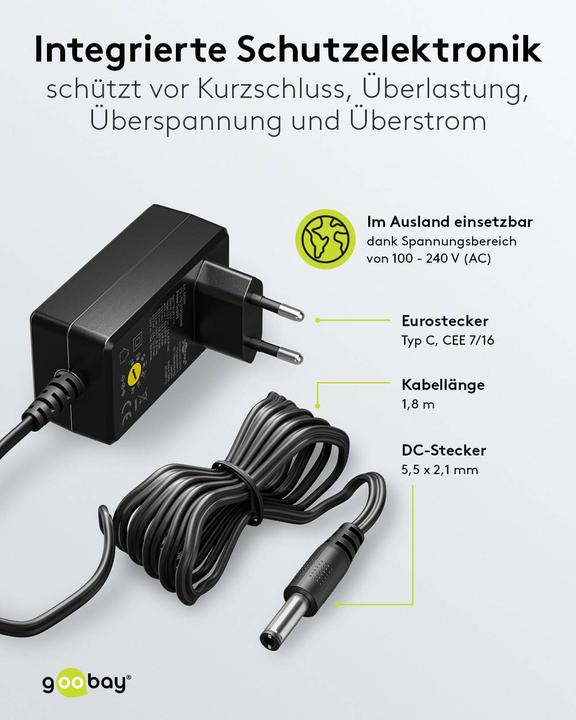 Produktbild Goobay Universal-Netzteil