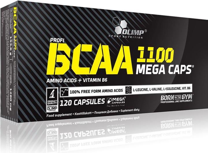 Immagine prodotto Olimp Sport Nutrition Professional BCAA Mega Caps (120 Caps, 132g) (120 Pezzo/i, Pillole, 132 g)