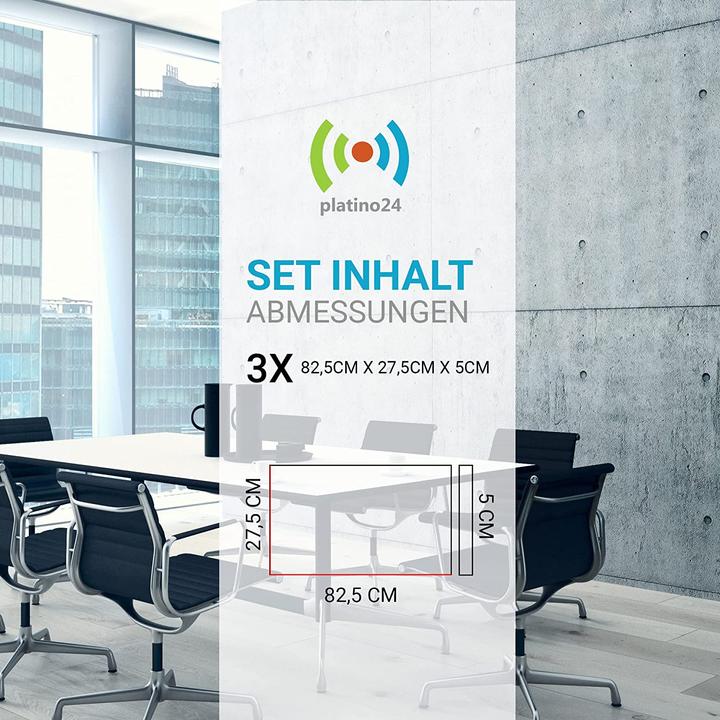Actual product image Platino24 Sound absorber set (3 pcs.)