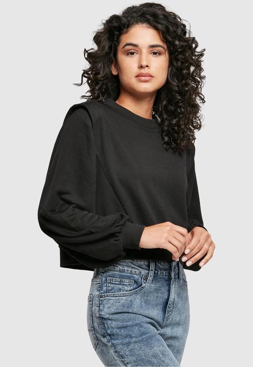 Produktbild Urban Classics Ladies Padded Shoulder Modal Terry Crewneck (L)
