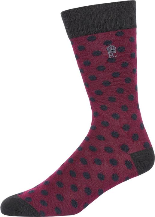 Actual product image French Connection Unisex Adult Dotted Socks (Pack of 3) (pack of 3, 40.5 - 45.5)