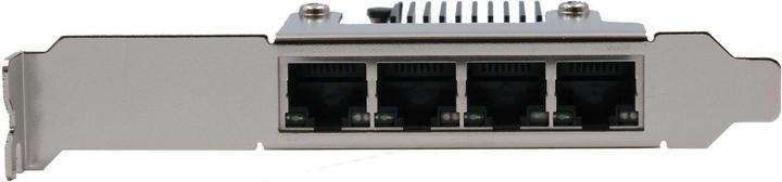 Actual product image Exsys PCI-EXPRESS Ethernet card ASM1806(Asmedia),RTL8111G,LP (PCI-E x4)