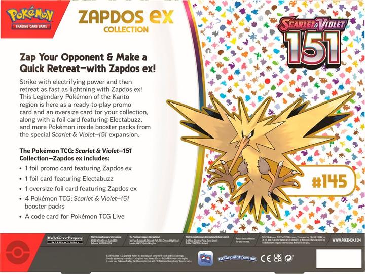 Actual product image Pokémon Scarlet & Violet - 151 (English, Booster Pack)