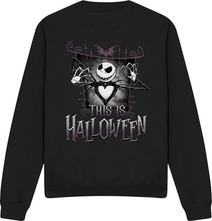 Actual product image The Nightmare Before Christmas Unisex Adult This Is Halloween Jack Sweatshirt (S)