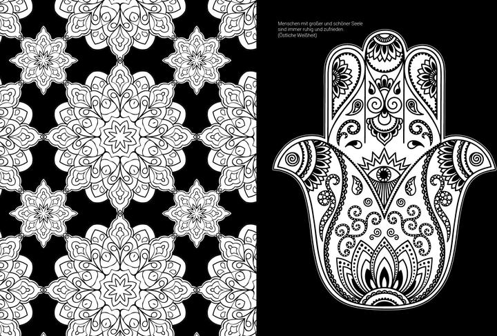 Produktbild Black Edition: Orientalische Mandalas – 50 Motive und Ornamente aus Tausendundeiner Nacht a