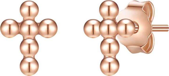 Actual product image Glanzstücke München Ladies Cross Sterling Silver Rose Gold - 31330 (Sterling Silver)