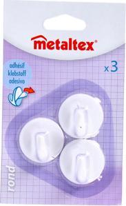Produktbild Metaltex Hafthaken rund 3 Stück