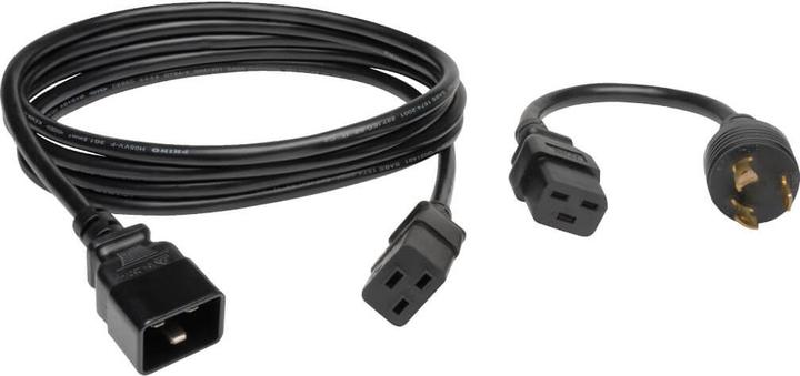 Produktbild Eaton Tripp Lite Series PDUMH20HVNET - Geändert - 1U - Horizontal - Metall - Schwarz - 8 AC-Ausgänge