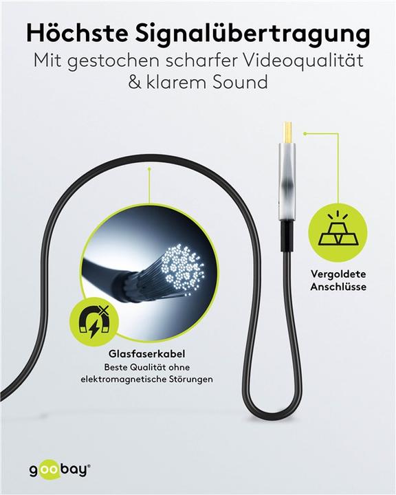 Productafbeelding Goobay HDMI (Type A) - HDMI (Type A) (10 m, HDMI)