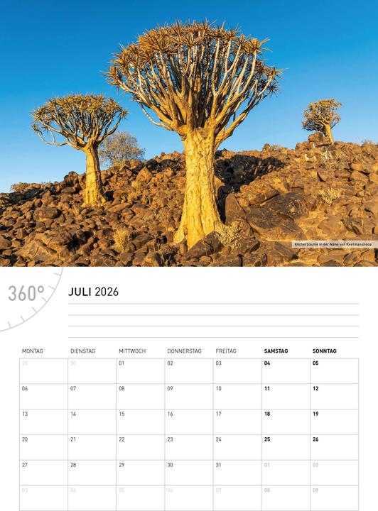 Image du produit NamibieCalendrier en brochure2026 (Allemand)
