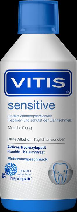 Vitis Bain de bouche sensitive (500 ml, Bains de bouche)