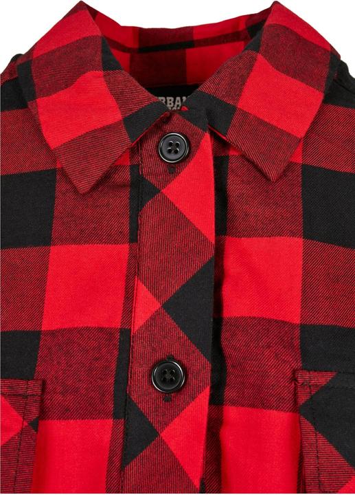 Actual product image Urban Classics Ladies Short Oversized Check Shirt (4XL)