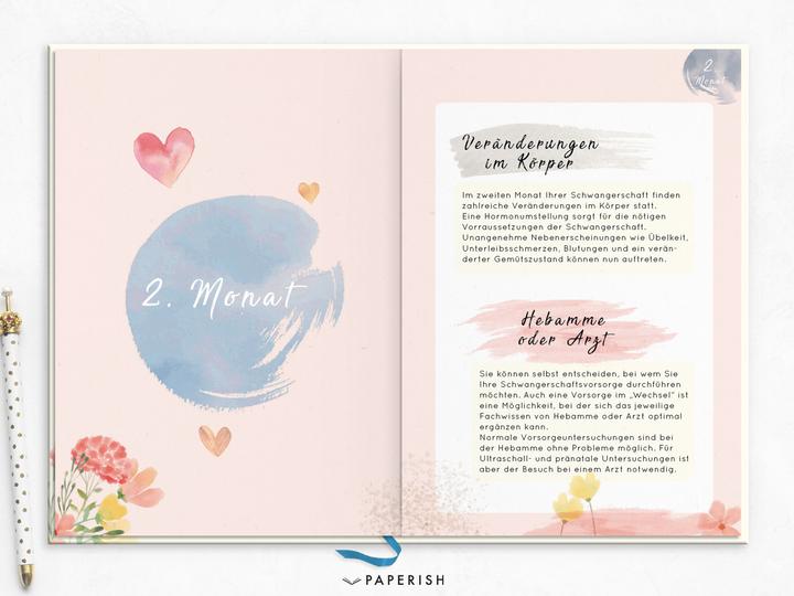 Produktbild Unser Schwangerschaftstagebuch (Deutsch, Milla Petersson, Pia Loewe, 2022)