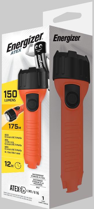 Actual product image Energizer Flashlight Atex Light 2AA (18.70 cm, 150 lm)