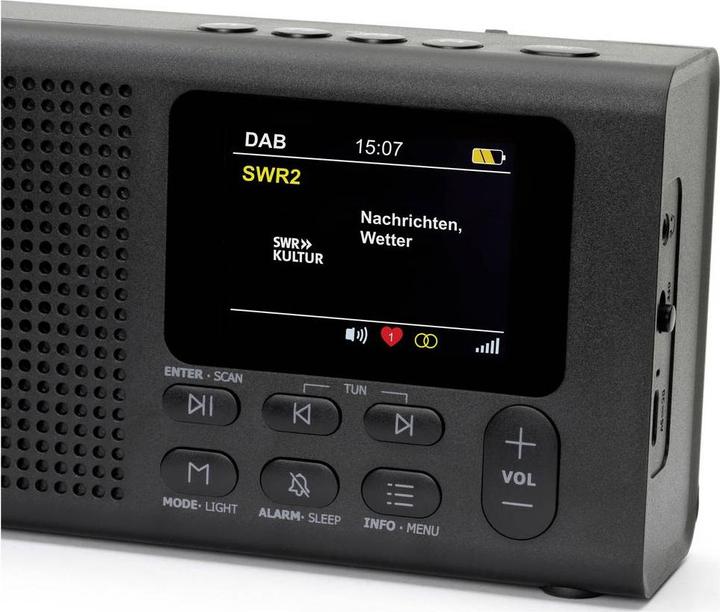 Produktbild Dynavox Weltempfänger DAB+, FM Bluetooth®, DAB+ Schwarz (FM, DAB+, Bluetooth)