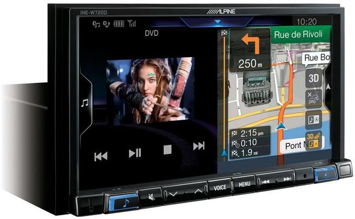 Actual product image Alpine INE-W720D (Android car, Apple Carplay)