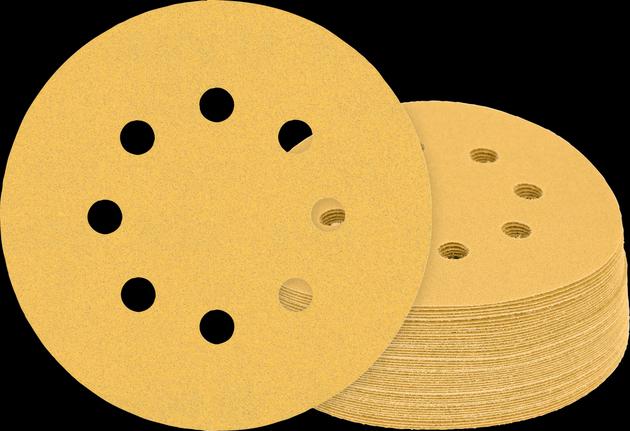 Actual product image Bosch Professional Zubehör EXPERT C470 Sanding paper with 8 holes for random orbital sanders, 125 mm, G 80, 50 pcs. (80)