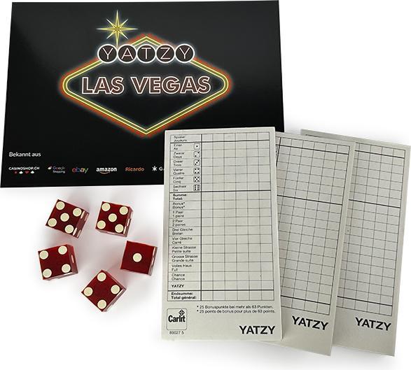 Produktbild Casinoshop Yatzy Las Vegas Würfelspiel