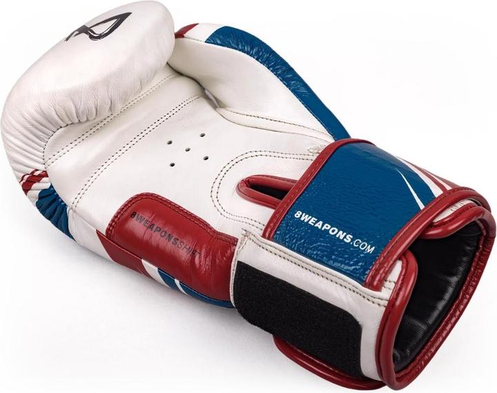 Produktbild 8Weapons Boxing Gloves, Shift, white-navy-red, 10 Oz (10 OZ, 10)