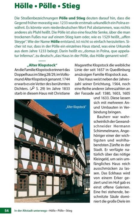 Immagine prodotto Quedlinburg - Der Stadtführer (Tedesco, Wolfgang Hoffmann, 2022)