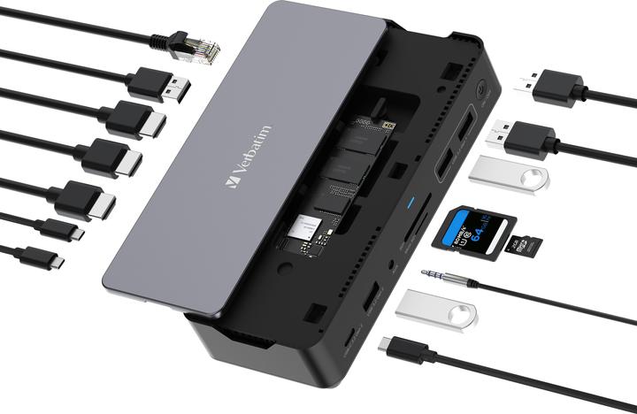 Image du produit Verbatim CDS-15SSD (USB-C, 15 Ports)
